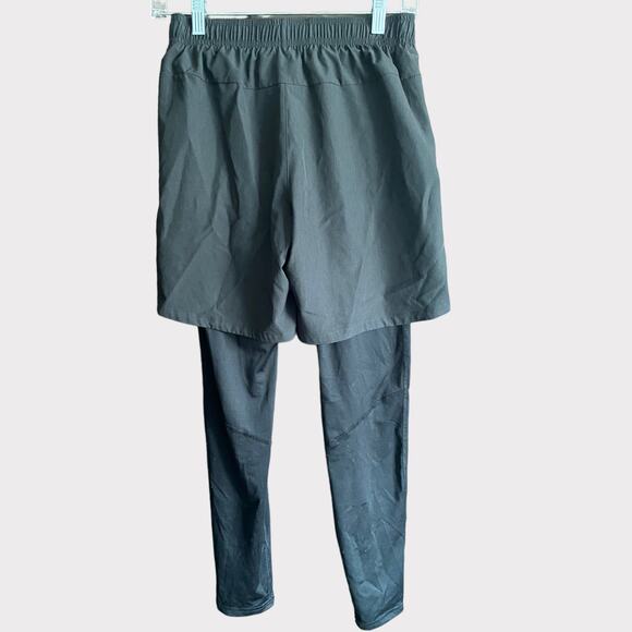 Skora Men’s Woven Stretch 7” Running Shorts with Tights Pants Black Small - Picture 3 of 8